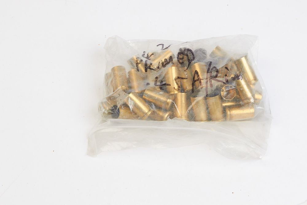 Lot 1536: NEW, REMINGTON-PETERS CASES .45 AUTO RIM. PRIMED. 
 42 OF 
 SECT 1 - FAC OR RFD TO BUY THIS LOT