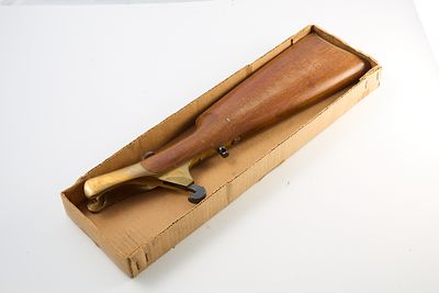Shoulder stock for black powder revolver, boxed, UNUSED