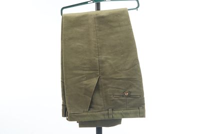 HOGGS OF FIFE OLIVE GREEN TROUSERS SIZE 38 MENS