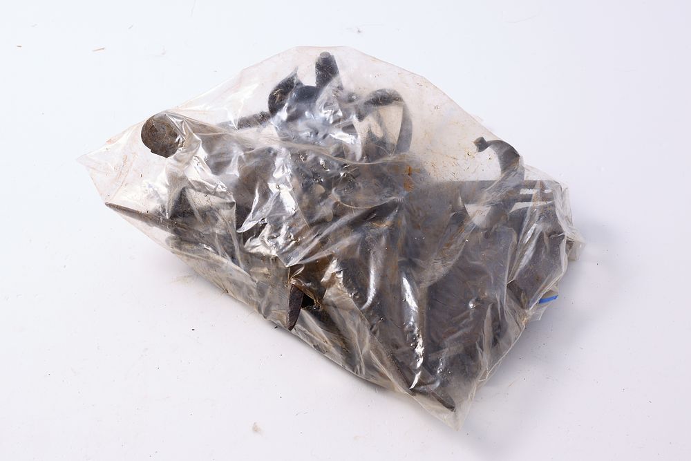 Lot 1130: LOT OF SPARES, MOSTLY TRIGGER GUARDS