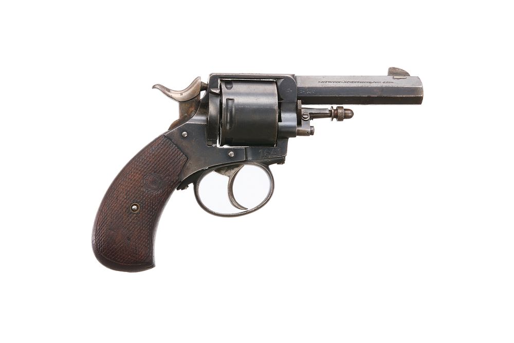 Lot 406: A 9.4mm (DUTCH) FIVE-SHOT REVOLVER Ser No 1641