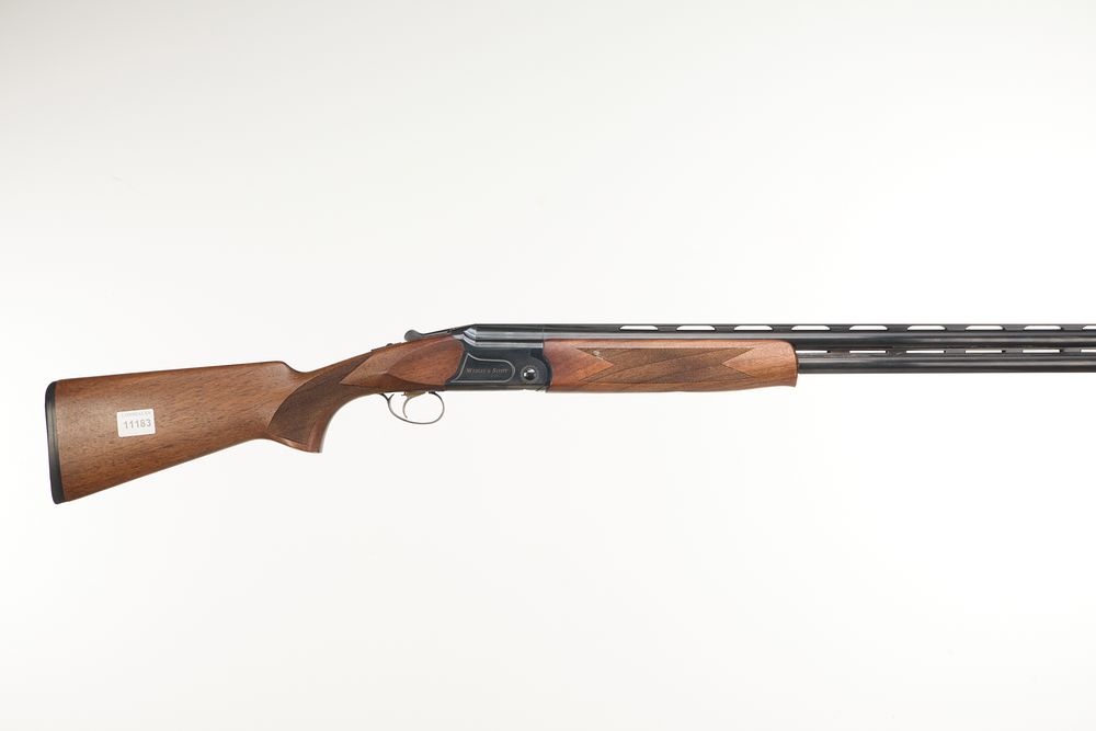 Lot 259: WEBLEY & SCOTT A 12-BORE OVER & UNDER...