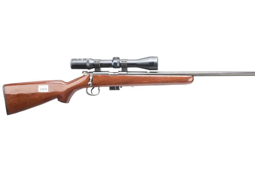 Lot 481: JW A Mod 23.22 WMR BOLT ACTION RIFLE...