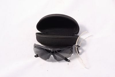 LITTLE USED ESS SAFETY GLASSES WITH EXTRA LENS