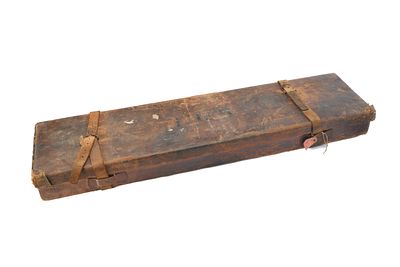 ANTIQUE LEATHER SHOTGUN CASE