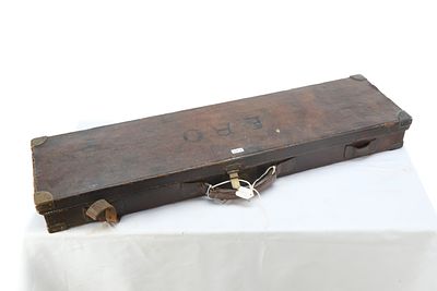 HARD LEATHER SHOTGUN CASE
