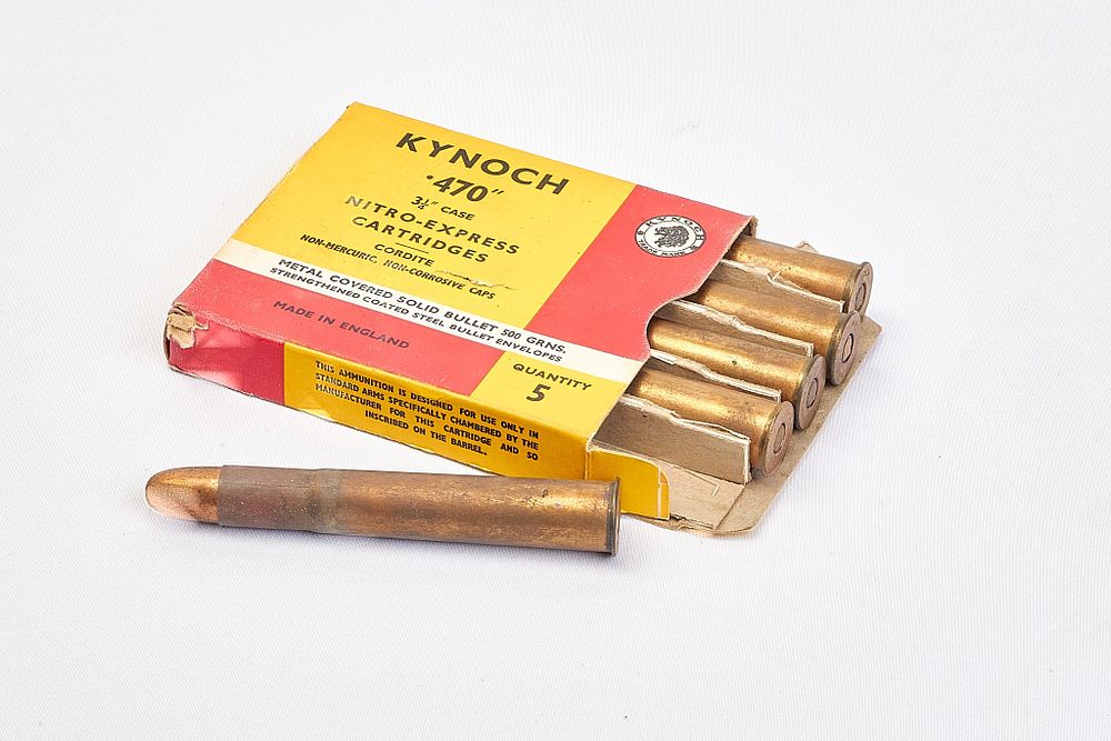 Lot 643: KYNOCH .470 3 1/4" 
 SECT 1 FAC REQUIRED TO BID ON THIS ITEM