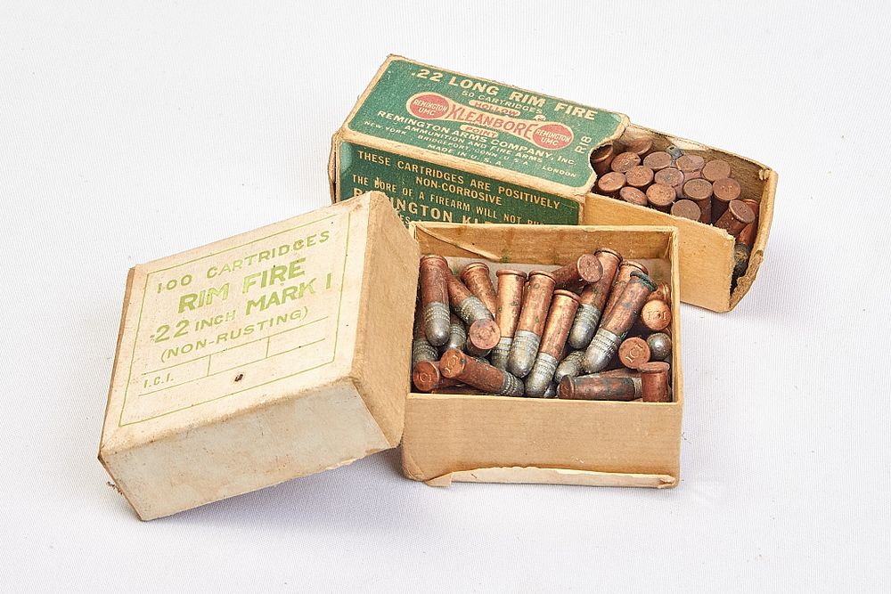 Lot 646: .22LR 2 COLLECTABLE BOXES