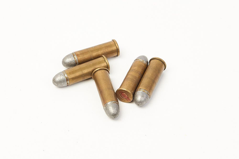 Lot 661: 5 OF .360 No5 PROOF CARTRIDGES