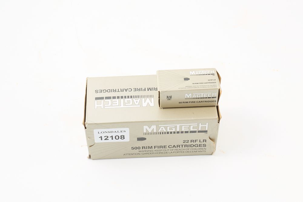 Lot 263: .22 RF LR MAGTECH 200 ROUNDS;