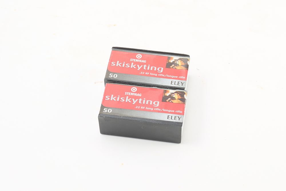 Lot 279: .22 RF LR ELEY STENVAAG SKISKYTING ITEM # 1105-04173 100 ROUNDS;