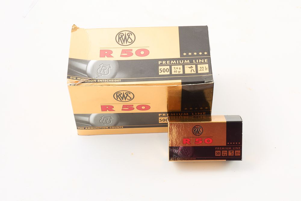 Lot 281: .22 LR RWS R 50 400 ROUNDS;