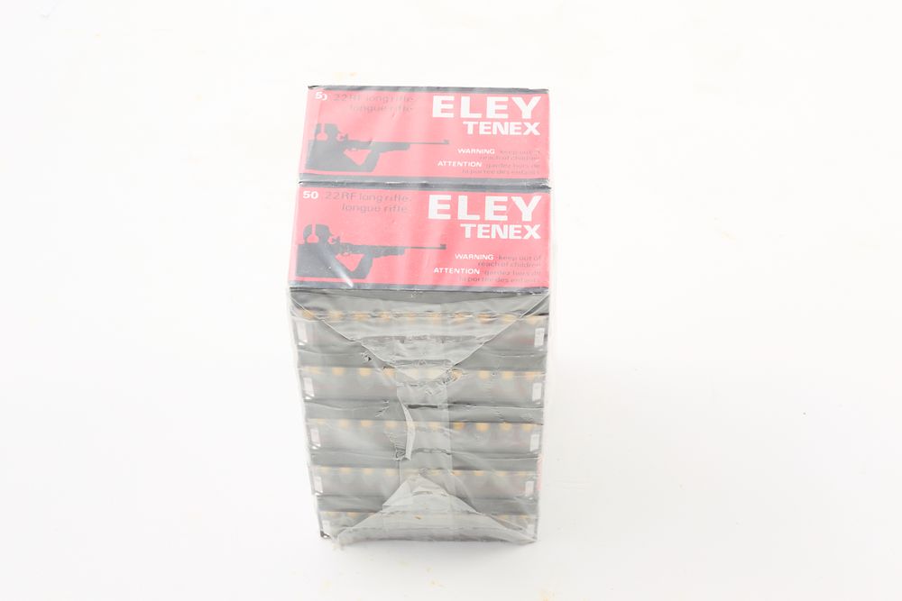 Lot 282: .22 RF LR ELEY TENEX 500 ROUNDS;