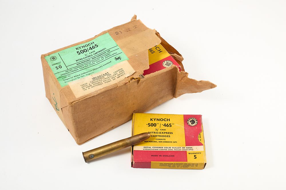 Lot 385: 500/465 3 1/4" 480 gr KYNOCH 50 of;