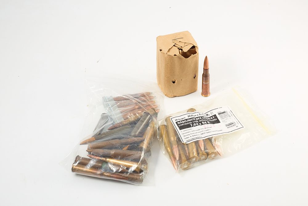 Lot 395: 7.62 x54R 150gr 51 of;