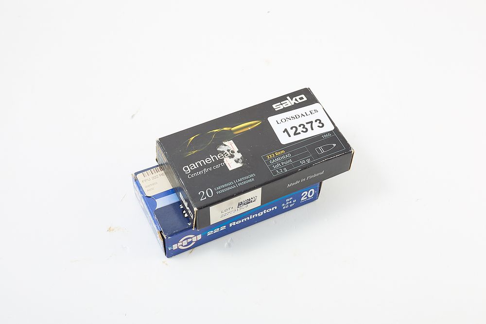 Lot 402: 222 50 gr SAKO/PPU 26 of;