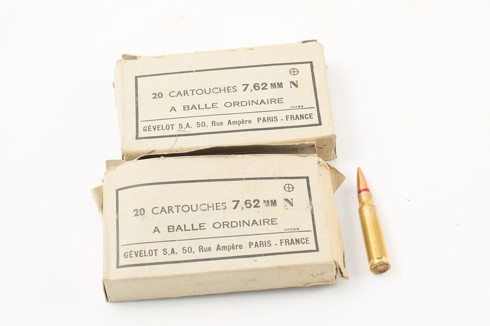 Lot 414: 7.62MM GEVELOT 40 ROUNDS;