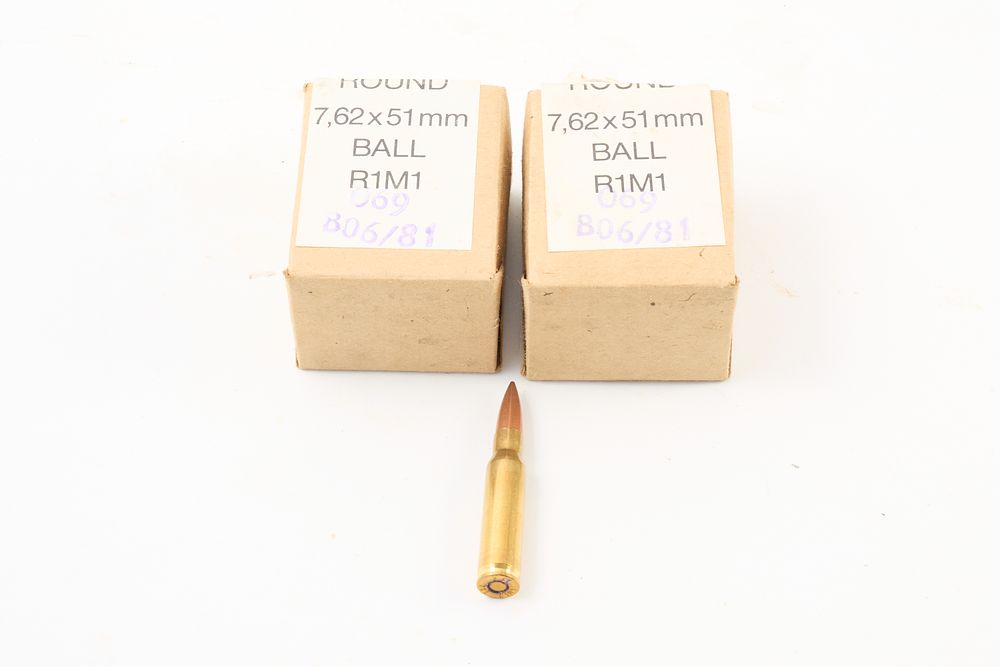 Lot 421: 7.62 X 51MM BALL R1M1 40 ROUNDS;