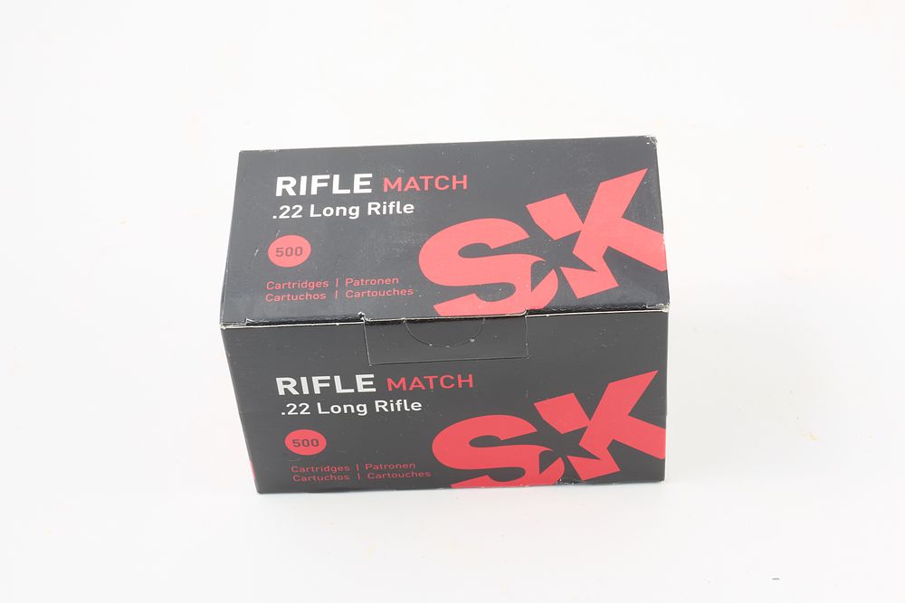 Lot 425: .22 LONG RIFLE SK MATCH 500 ROUNDS;