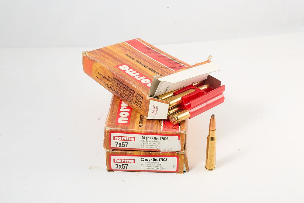 Lot 432: 7x57 150gr NORMA 60 of;
