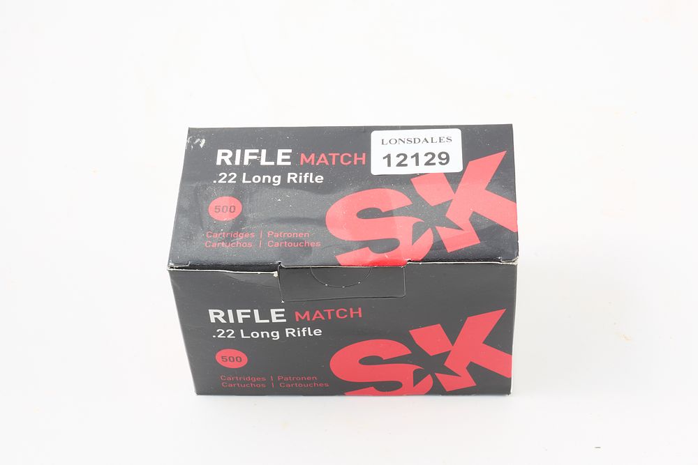 Lot 434: .22 LONG RIFLE SK MATCH 500 ROUNDS;