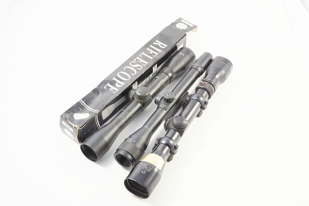 Lot 942: KASSNAR, REDFIELD & 2 NVM SCOPES;