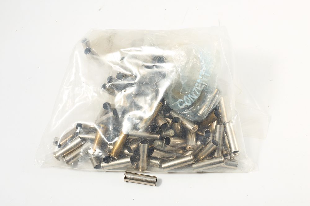Lot 1032: 357 MAG ASSORTED BRASS APPROX 80 of;