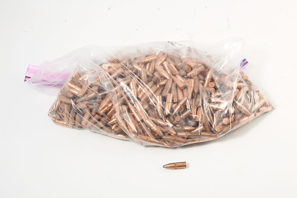 Lot 1091: .25 BULLETS 100 GR APPROX 300;