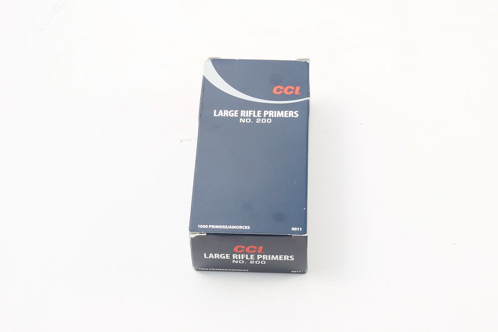 Lot 1095: LARGE RIFLE PRIMERS CCI 1000 PRIMERS;