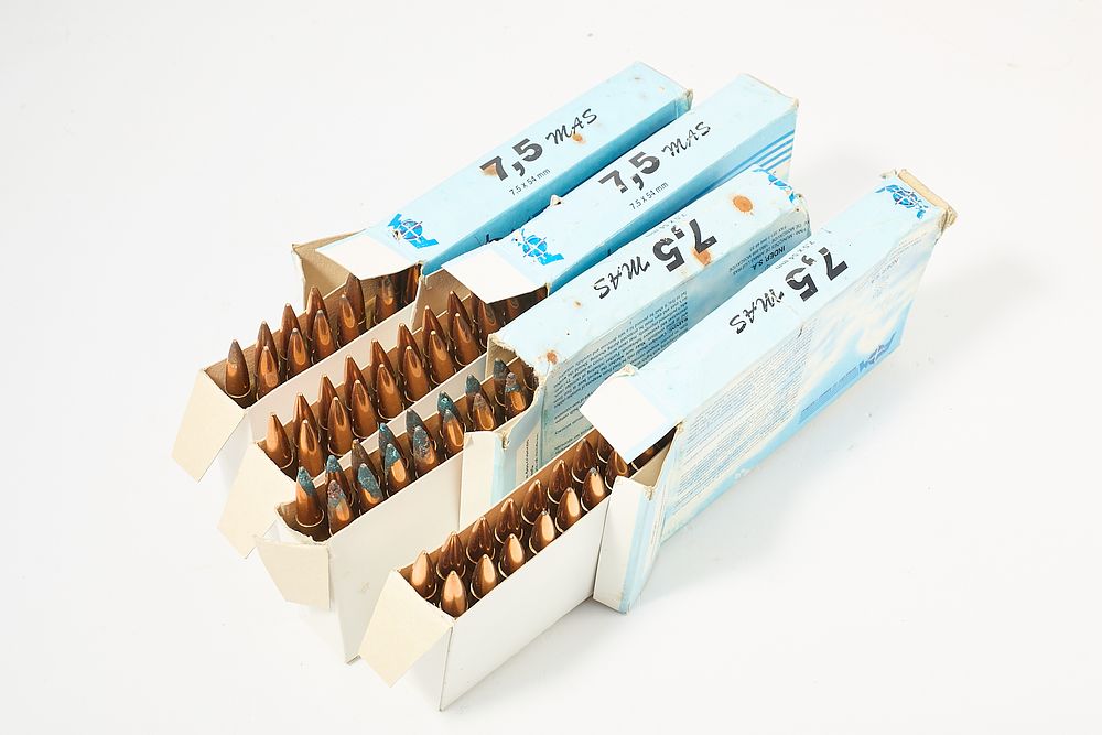 Lot 449: 7.5 MAS, 80 OF

 20 of corroded bullets