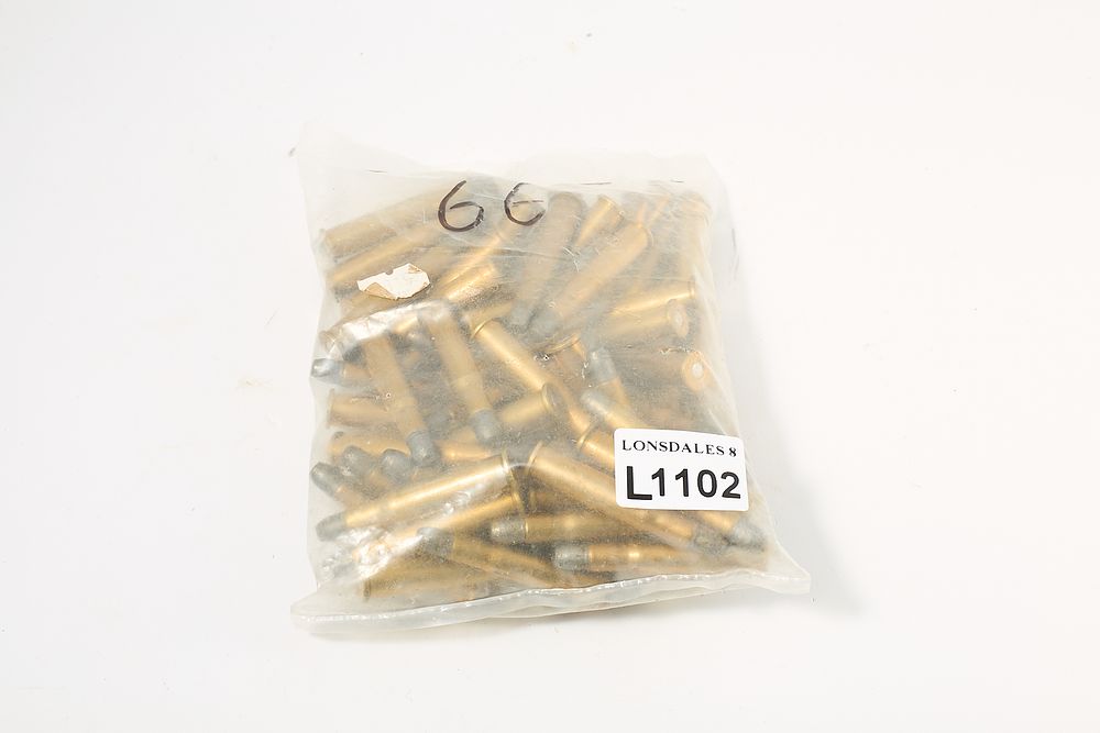 Lot 1102: 30/30 BAGGED HOME LOADS, 66 OF

 For stripping and salvage only. Not to be fired.
