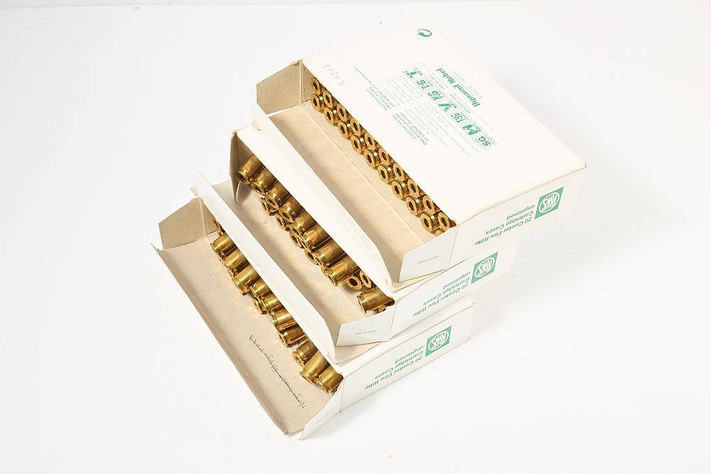 Lot 454: 6.5 x 54 M.Sch. RWS CLEAN BRASS 60 of