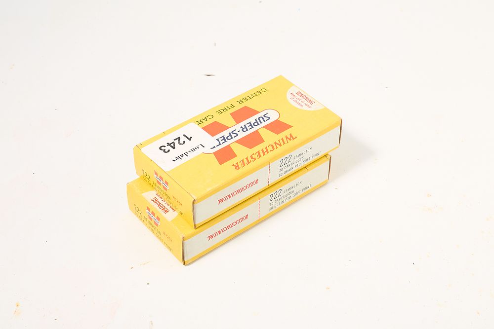 Lot 469: 222 50 gr WINCHESTER 40 of