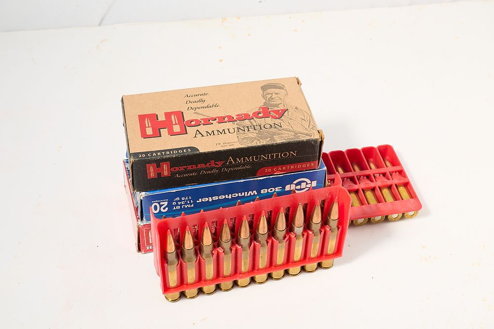Lot 470: .308 ASSORTED 27 LIVE & BRASS