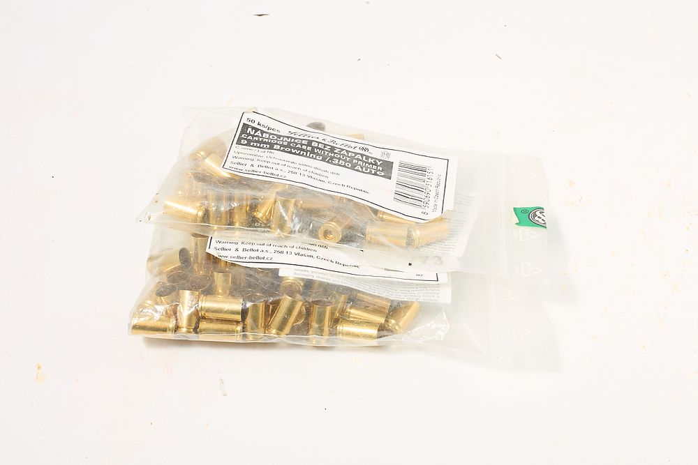 Lot 1111: 9mm (.380 AUTO) BRASS, SEALED, 100 of