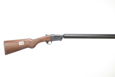 GUNSPORT A 410Bore HUSHPOWER SINGLE BARREL Ser No 225801. Weight 2.71kg OAL 44in, Barrel 25in 