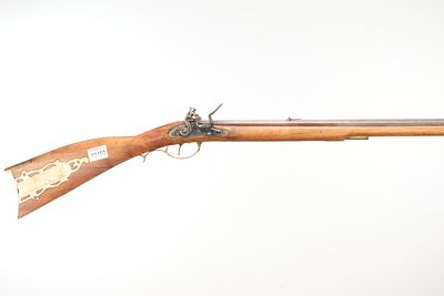 DIKAR A 0.5 BLACK POWDER RIFLE Ser No 86-386062. Weight 2.82kg Total 42.5in, Barrel 28.5in. 