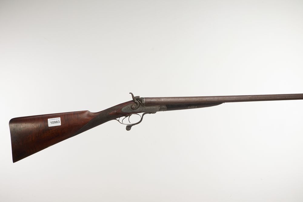 Lot 239: BARRY A 12-BORE HAMMER ACTION Ser No 1114