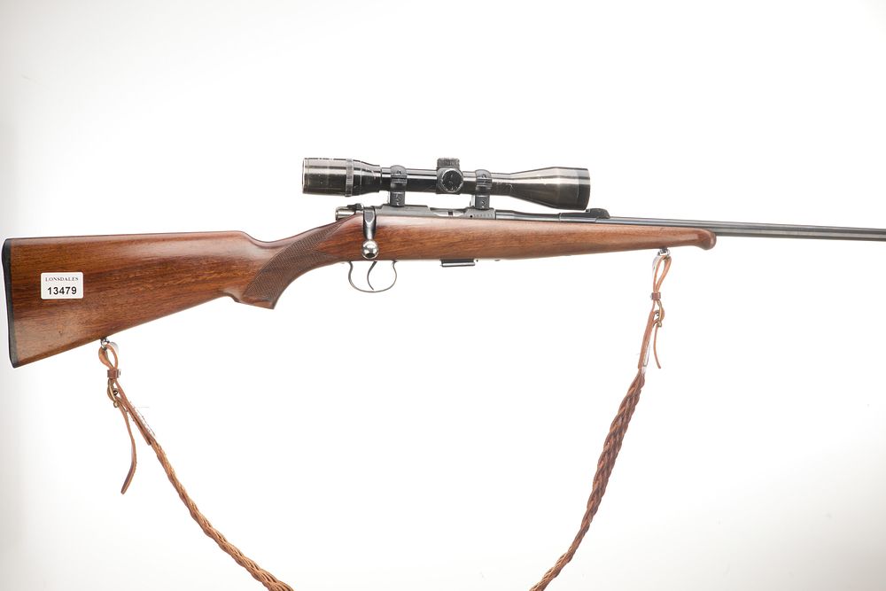 Lot 342: BRNO A .22 BOLT-ACTION WITH MODERATOR AND RHINO 4x40 SCOPE Ser No 198661