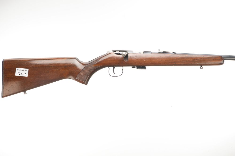 Lot 372: ANSCHUTZ A Mod 1451 .22 BOLT-ACTION WITH MODERATOR Ser No 1383727