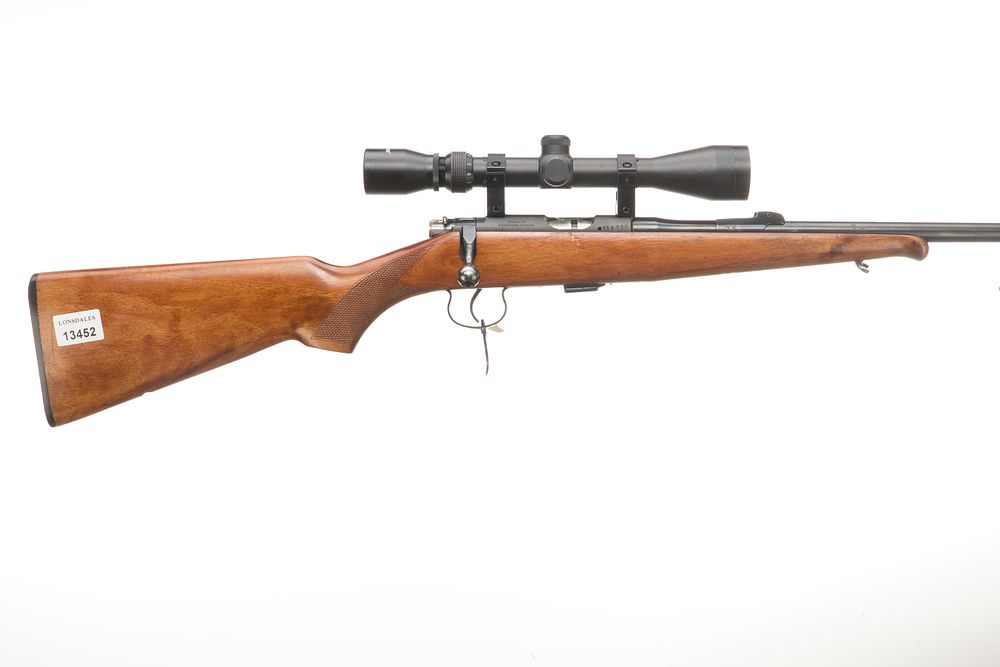Lot 384: BRNO A Mod 2 .22LR BOLT ACTION WITH EXCELVAN 3-9x40 SCOPE Ser No 242023