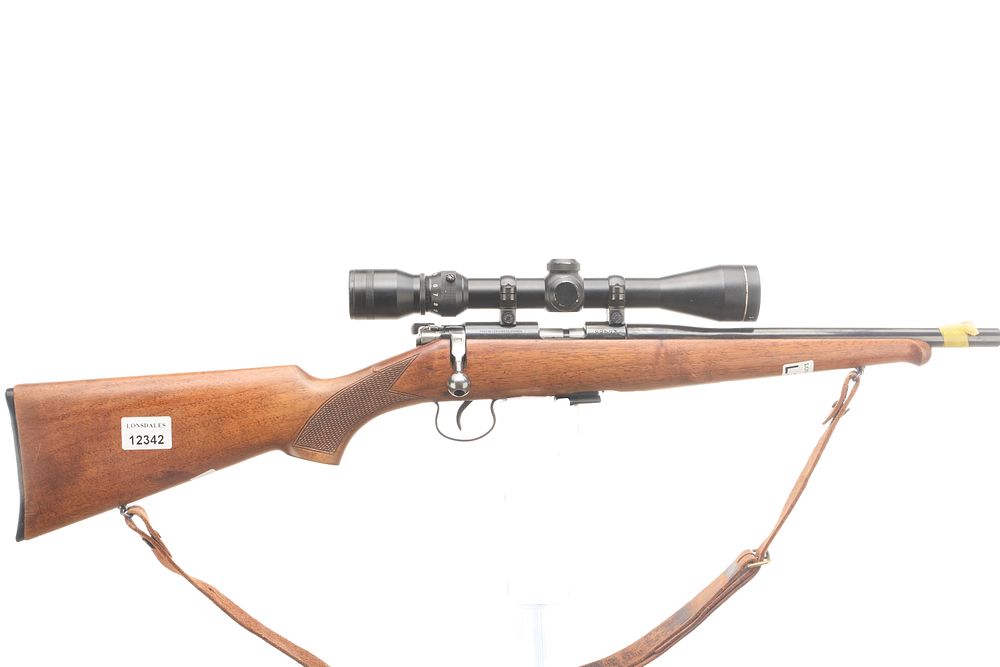 Lot 395: CZ A .22 LR BOLT ACTION Rifle Ser No 92473