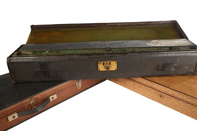 THREE CASES, ONE BEING FOR CARTRIDGES & GUN