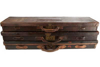 THREE LEATHER CASES