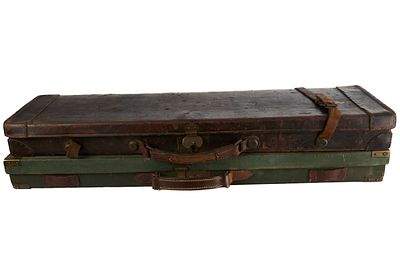 TWO CASES, ONE LEATHER, ONE CANVAS