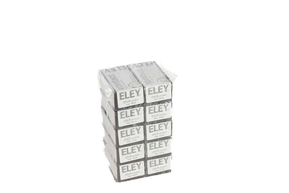 Lot 188: .22LR 42gr ELEY, 500 OF