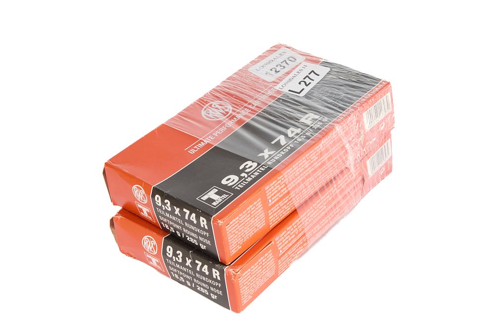 Lot 277: 9.3 X 74R 285 gr RWS 21 OF