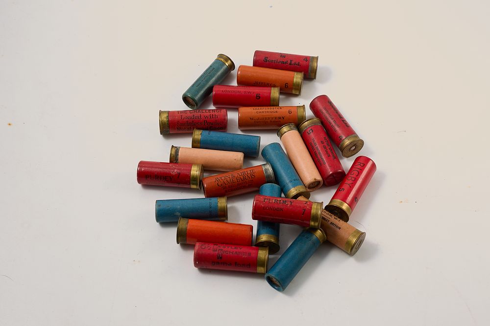 Lot 392: SHOTGUN CARTRIDGES (COLLECTABLE) VARIOUS GAUGE, APPROXIMATELY 20 OF