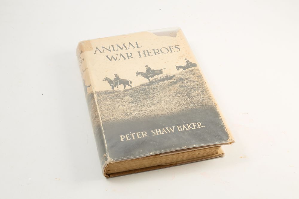 Lot 655: ANIMAL WAR HEROES BY P.S. BAKER A 1ST EDITION 1933

 WITH DUST COVER