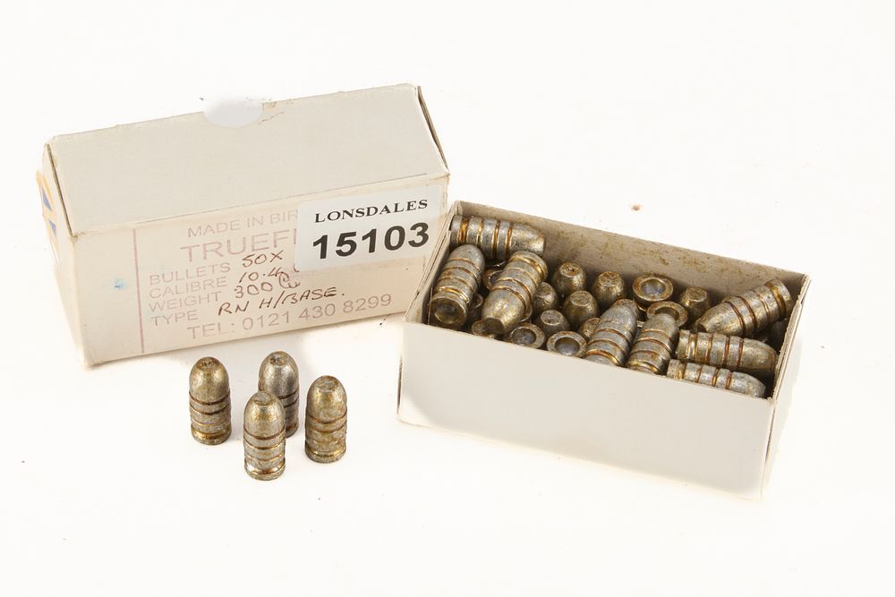Lot 253: TRUEFLIGHT 10.4 VETT 300gr RN H/BASE BULLETS, 50 OF